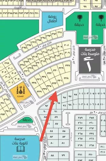 أرض للبيع في شارع جبل المشقر, حي الصقور, مدينة الاحساء, المنطقة الشرقية