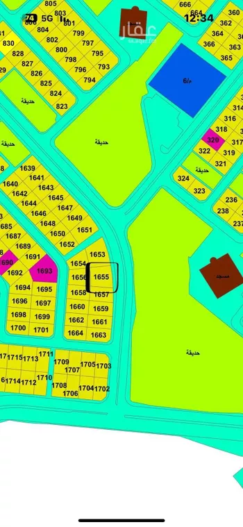 أرض للبيع في شارع 10900043, حي العنود, مدينة احد رفيدة - الواديين, منطقة عسير صورة 3