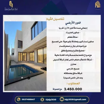 فيلا للبيع في شارع إبن المستكفي, حي الأمواج, مدينة جدة, منطقة مكة المكرمة صورة 2
