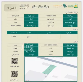 أرض للبيع في شارع 7647118, حي مخطط الظهيره, مدينة بقعاء, منطقة حائل صورة 2