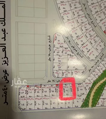 أرض للبيع في شارع طريق الملك عبدالعزيز, حي الخزامى, مدينة عنيزه, منطقة القصيم صورة 2