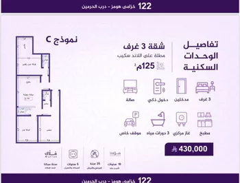 شقة للبيع في شارع احمد بن عيسى الرومي, حي الفيحاء, مدينة جدة, منطقة مكة المكرمة
