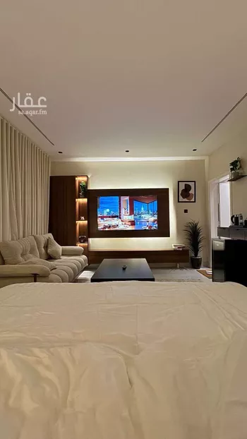 استديو مفروش للحجز في شارع عبدالله بن شهيوين, حي العقيق, الرياض