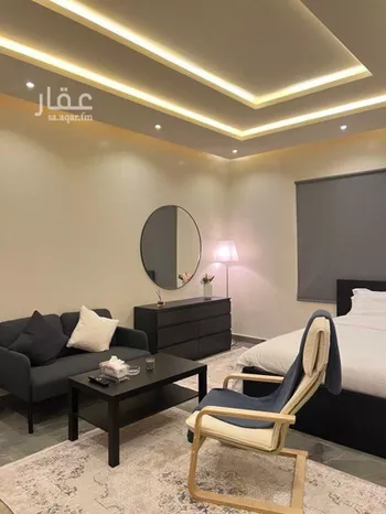 استديو مفروش للحجز في شارع وادي نوار ، حي الملقا ، الرياض ، منطقة الرياض