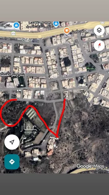 أرض للبيع في شارع الغماس ، حي الضباب ، ابها ، منطقة عسير صورة 2