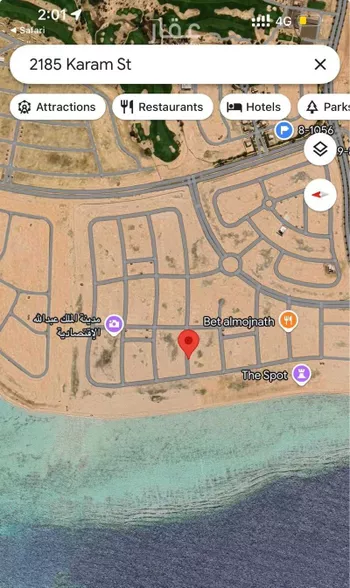 أرض للبيع في شارع الكرم , مدينة مدينة الملك عبدالله الإقتصاديه, منطقة مكة المكرمة صورة 2