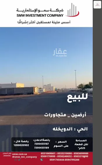 أرض للبيع في شارع عمر بن ثابت, حي الملك فهد, مدينة المدينه المنوره, منطقة المدينة المنورة صورة 3