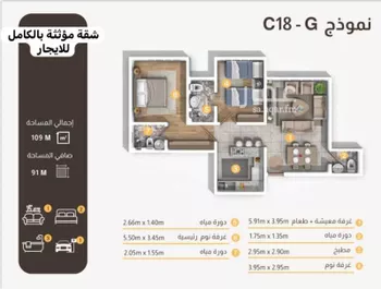 شقة للإيجار في شارع الحارث بن سليل, حي العارض, مدينة الرياض, منطقة الرياض صورة 3