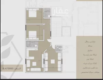 شقة للبيع في شارع انس ابن ظهير, حي النعيم, مدينة جدة, منطقة مكة المكرمة صورة 2