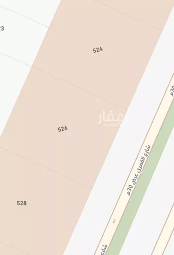 أرض للبيع في شارع القمري, حي الحزم, مدينة الرياض, منطقة الرياض صورة 2