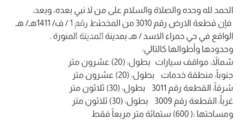 أرض للبيع في شارع عبد الله بن مالك الارجي ، حي المدينة الصناعية ، المدينة المنورة ، منطقة المدينة المنورة صورة 2