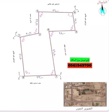 أرض للبيع في شارع عبدالرحمن ابن عبدالله السديري ، حي الخالدية ، بيش ، بيش