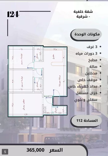 شقة للبيع في شارع الامير عبدالمجيد, حي الصواري, مدينة جدة, منطقة مكة المكرمة صورة 2
