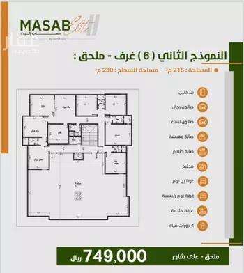 دور للبيع في شارع يحيىى بن ابي بكر, حي الريان, مدينة جدة, منطقة مكة المكرمة صورة 4