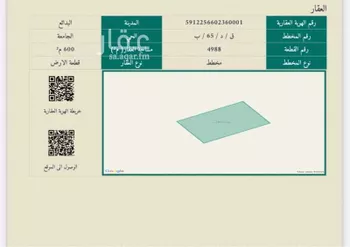 أرض للبيع في شارع 21, 21, حي الجامعة, مدينة البدائع, منطقة القصيم