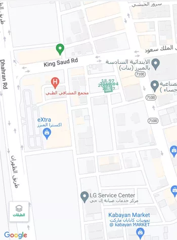 أرض للبيع في حي البستان, مدينة الاحساء, المنطقة الشرقية