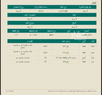 أرض للبيع في شارع عبدالرحمن, حي العمار, مدينة العمار, منطقة القصيم صورة 2