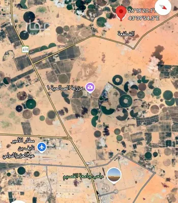 أرض للبيع في حي الضلفعه, مدينة الضلفعه, منطقة القصيم صورة 3