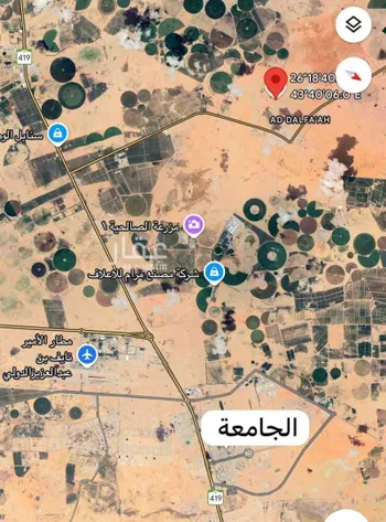 أرض للبيع في شارع 00000000, حي الضلفعه, مدينة الضلفعه, منطقة القصيم صورة 2