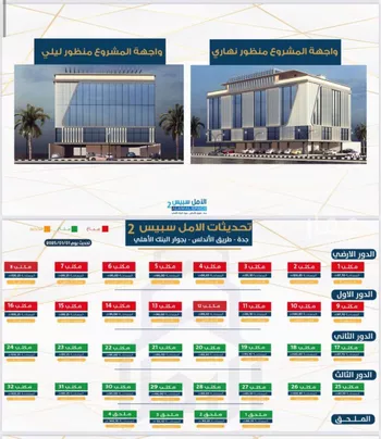 مكتب تجاري للإيجار في شارع المنار, المنار, جدة صورة 2