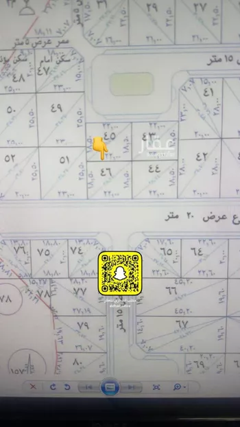 أرض للبيع في حي العونية, مدينة عنيزه, منطقة القصيم صورة 2