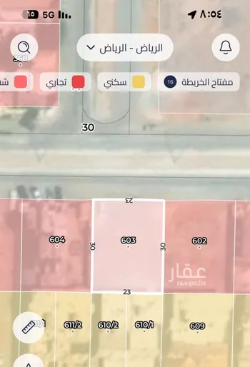 أرض للبيع في شارع الزهرة, حي المونسية, مدينة الرياض, منطقة الرياض صورة 2