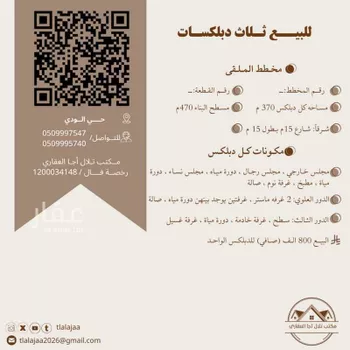 فيلا للبيع في شارع القدسيه, حي قفار, مدينة حائل, منطقة حائل صورة 4