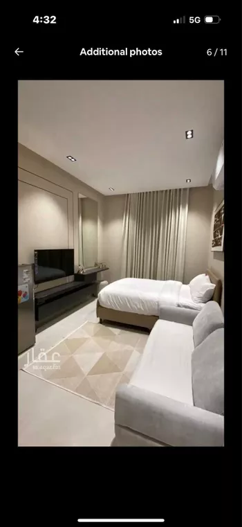 استديو مفروش للحجز في شارع الجود ، حي ظهرة لبن ، الرياض ، منطقة الرياض صورة 3