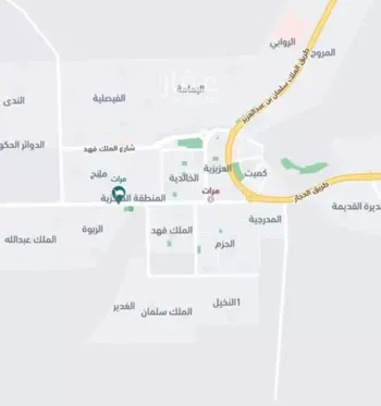 أرض للبيع في حي الحزم, مدينة مرات, منطقة الرياض صورة 3