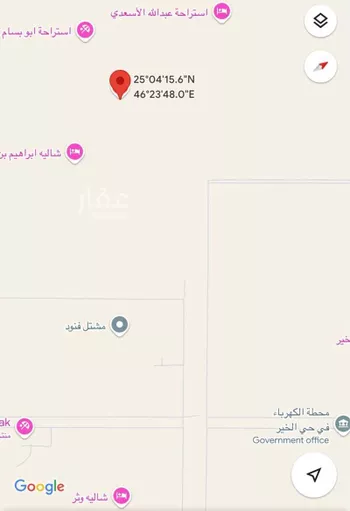 أرض للإيجار في شارع ضيف الله الجابري, حي الخير, مدينة الرياض, منطقة الرياض