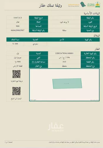 أرض للبيع في حي جوهرة ثول, مدينة ثول, منطقة مكة المكرمة
