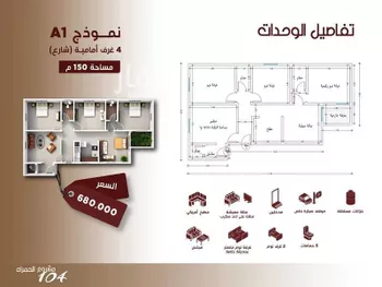 شقة للبيع في شارع ابن الرومي, حي الحمراء, مدينة جدة, منطقة مكة المكرمة صورة 4