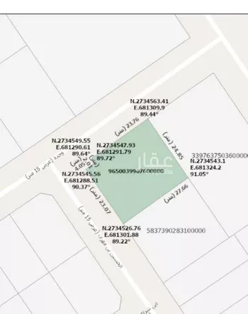 أرض للبيع في شارع وجدة, حي الريان, مدينة الرياض, منطقة الرياض صورة 2