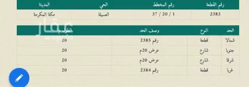 أرض للبيع في شارع كثير بن المره رضي الله عنه ، حي العسيلة ، مكة ، منطقة مكة المكرمة