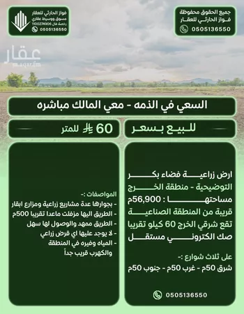 أرض للبيع في حي التوضيحيه, مدينة التوضيحيه, منطقة الرياض