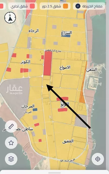 أرض للبيع في حي الأمواج, مدينة الخبر, المنطقة الشرقية