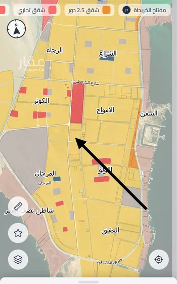 أرض للبيع في شارع محم, حي الأمواج, مدينة الخبر, المنطقة الشرقية