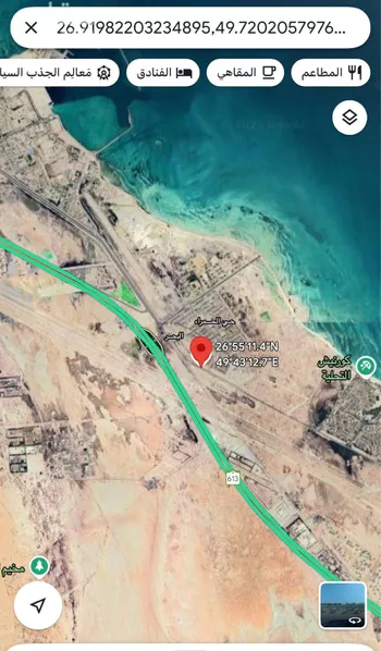 أرض للبيع في شارع حي ج1 387, حي البحر, مدينة الجبيل, المنطقة الشرقية