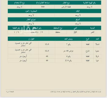 أرض للبيع في شارع الشيخ سليمان, حي اللؤلؤ, مدينة الخبر, المنطقة الشرقية صورة 2