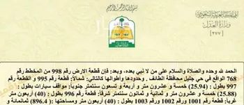 أرض للبيع في منطقة إمتداد ضاحية الإسكان ، الطائف ، الطائف