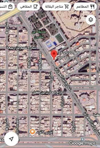 أرض للبيع في شارع ابن الجوزي, حي مدينة العمال, مدينة الدمام, المنطقة الشرقية