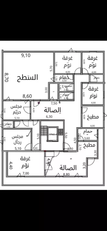 دور للبيع في شارع إبراهيم الكماد ، حي الشروق ، جدة ، جدة