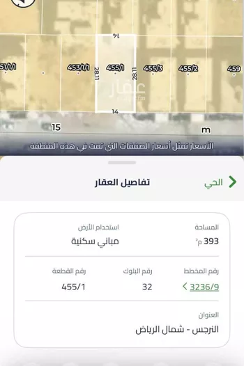 أرض للبيع في شارع علي الجبرتي, حي النرجس, مدينة الرياض, منطقة الرياض صورة 4