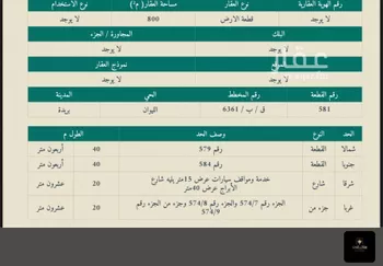 أرض للبيع في شارع المفرق وكمب الطرق 1590, حي الليوان, مدينة بريده, منطقة القصيم صورة 2