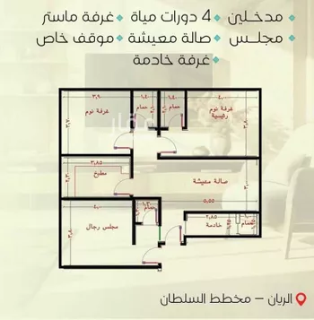 شقة للبيع في شارع يحيي بن ياقوت, حي الريان, مدينة جدة, منطقة مكة المكرمة