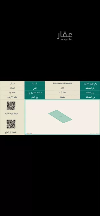 أرض للبيع في حي السلام, مدينة الشنان, منطقة حائل صورة 3