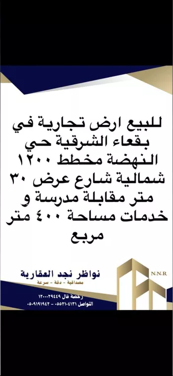 أرض للبيع في شارع زيد بن ثابت, حي مخطط بقعاء الشرقية, مدينة بقعاء, منطقة حائل