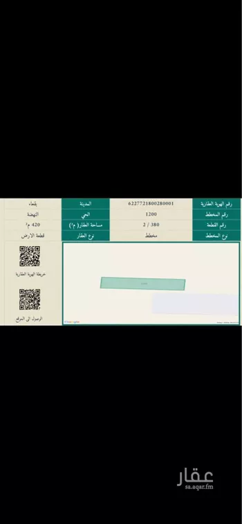 أرض للبيع في حي مخطط بقعاء الشرقية, مدينة بقعاء, منطقة حائل صورة 3