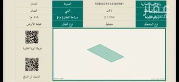 أرض للبيع في حي السلام, مدينة الشنان, منطقة حائل صورة 3