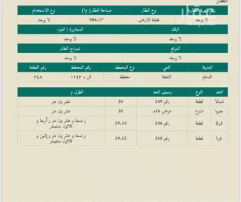 أرض للبيع في شارع الابتكار, حي الشعلة, مدينة الدمام, المنطقة الشرقية
